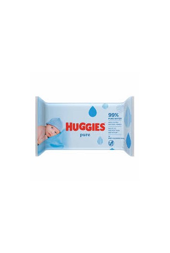 Huggies Pure Wet Wipes 56 pcs.