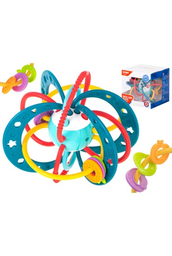 Sensory rattle teether for...